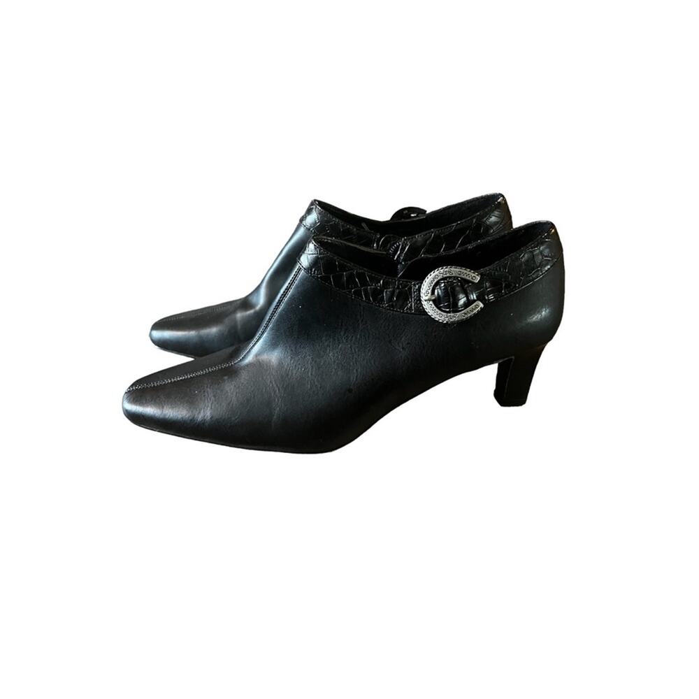 New York Transit Black Heel Boot